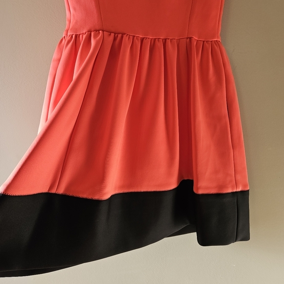 Kate Spade Women's Sleeveless Zipper Pockets Mini Orange Dress Size 4. - Picture 8 of 16